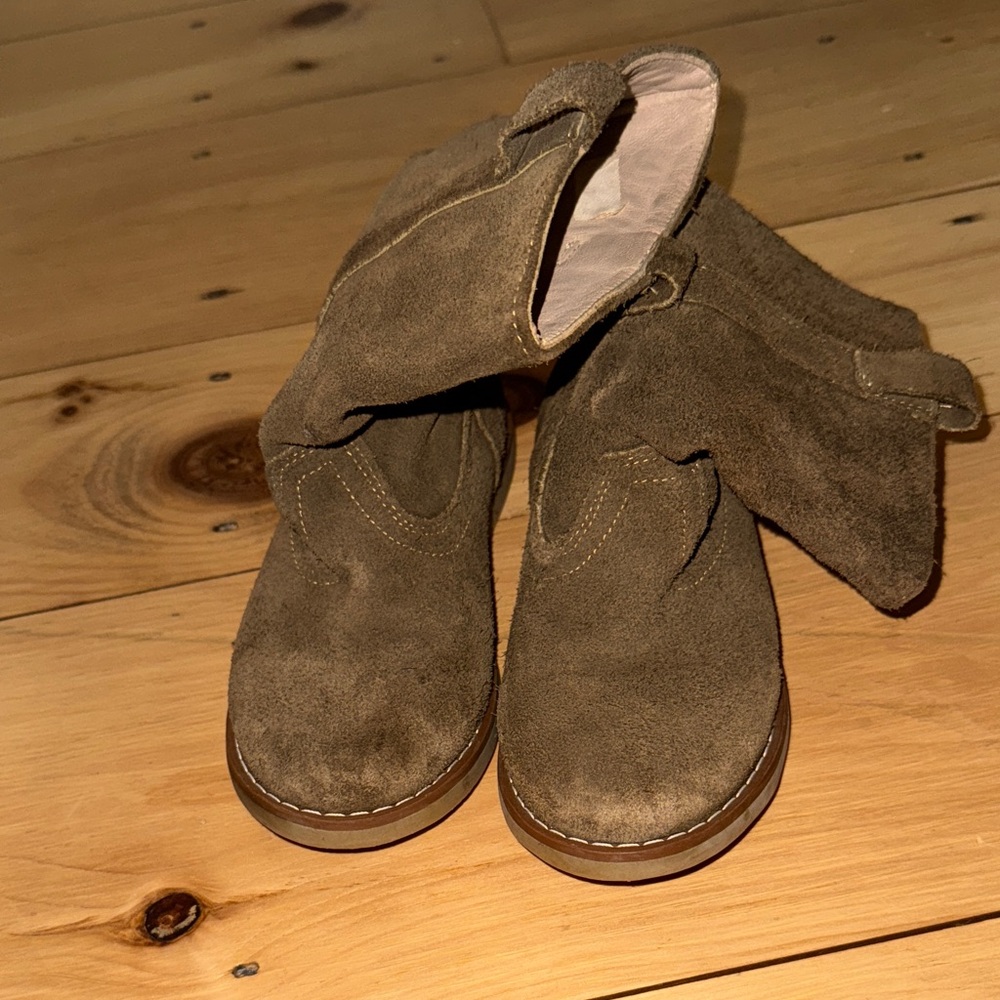 Elephantito Suede Tan Kids Boots
